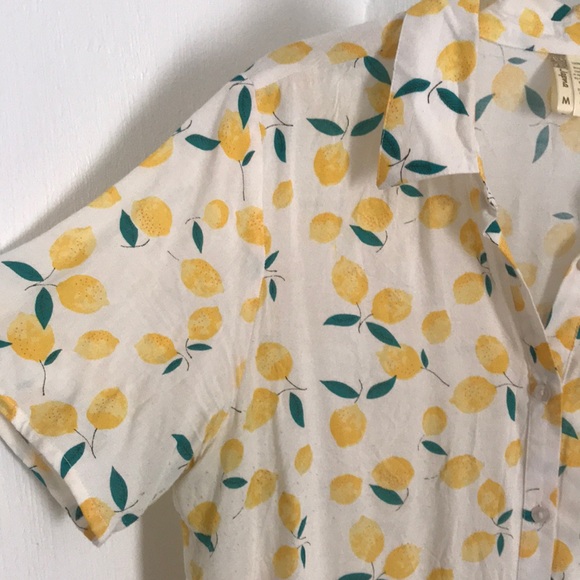 lemon button up - Picture 2 of 3